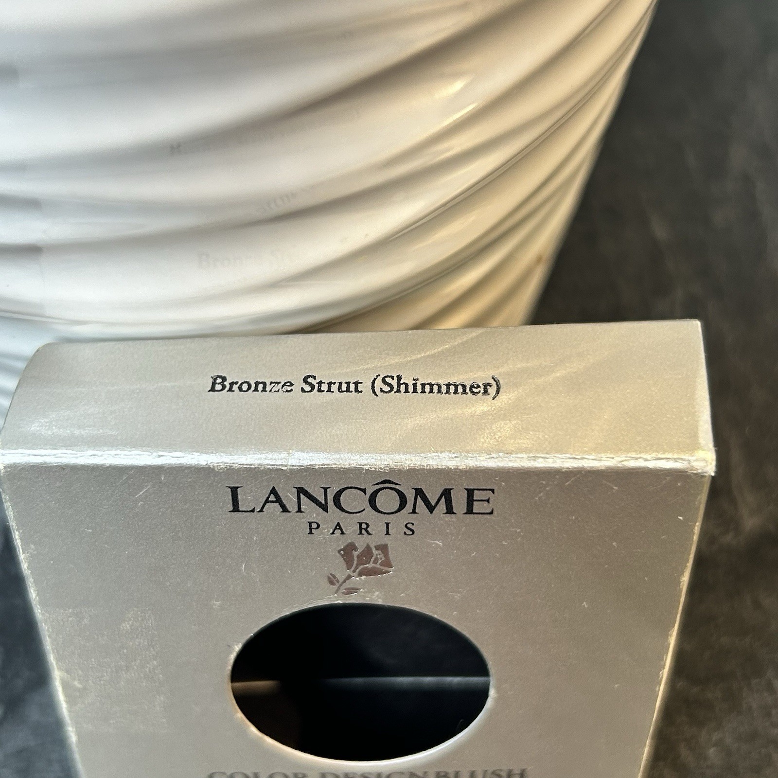 NEW Lancome Color Design Blush BRONZE STRUT SHIMMER Full Size RETIRED Item image 6