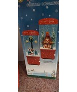 Lighted Snowing Musical Christmas Carolers LampPost Decoration w/ Box &amp; ... - $926.45 MXN