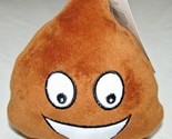iMoji smiling poop plush poo stuffed animal small NWT 5&quot; brown emoji toy - $5.19