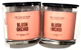 2 Pack The Collection Chesapeake Bay Candle Blush Orchid Finely Fragranced 13 oz - $41.99