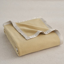 Pale Khaki - King - Satin Fleece Blanket Binding Edges - £54.63 GBP