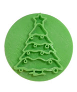 Christmas Tree Cookie Stamp Embosser Made In USA PR5550 - $5.43 CAD