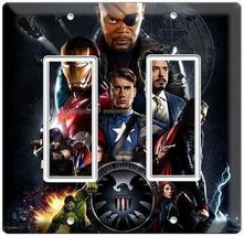 New Avengers Superhero Ironman Thor Hulk Double Gfi Light Switch Wall Plate Room - £17.95 GBP