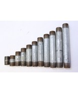 67 Pc 1/2&quot; Pipe Galvanized Steel Pipe Nipple Set - £66.58 GBP