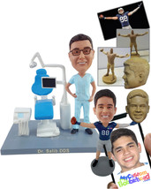 Personalized Bobblehead Nice dentist doctorwaiting for patient - Careers &amp; Profe - £139.08 GBP