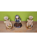 Vintage Original Bozner Engel Thun Set of 3 Singing Candle Holders Italy... - €108,15 EUR