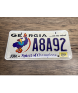 Vintage Georgia License Plate Mancave Decor KG JD - $369.40 MXN