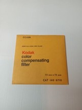 Kodak CC 10R Color Compensating Wratten Gelatin Filter 75mm x 75mm NOS  - £16.66 GBP