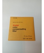 Kodak CC 10R Color Compensating Wratten Gelatin Filter 75mm x 75mm NOS  - £16.43 GBP