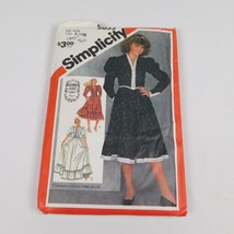 Simplicity 5855 Gunne Sax Prairie Dress Sewing Pattern Junior Size 11 12 Uncut - $24.19