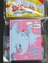 Dr. Seuss &quot;Horton Hears A Who!&quot; Small Colorful Notebook 82 Blank Pgs 2&quot;x3&quot; New! - £2.32 GBP