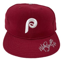 Mike Schmidt Signed Philadelphia Phillies New Era Baseball Hat 548 Inscribed PSA - £388.89 GBP