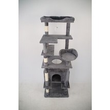 63&quot;H Cat Climbing Frame Antique Gray - £96.42 GBP