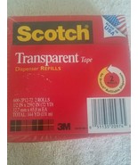 Scotch Transparent Tape, Narrow Width, Engineered for Office and Home Use, - £14.76 GBP