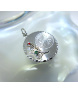 Vintage Sweet 16 Silver Charm Pendant - $7.60