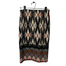Maeve by Anthropologie Ikat Iguazu Print Pencil Skirt Bohemian Boho - Size Small - £21.15 GBP