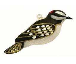 Downy Woodpecker Bird Christmas Ornament - $16.95