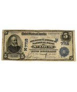 Series of 1902 $5 National Currency Note 2nd Issue Ch #7715 St. Louis FR... - $4,540.16 MXN