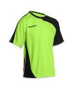 Vizari Cortez Short Sleeve Goalkeeper Shirt Neon Green Adult 60013  Size... - £26.37 GBP
