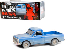 1971 Chevrolet C10 Pickup Truck Light Blue (Dusty) &quot;The Texas Chainsaw Massacre&quot; - £38.38 GBP