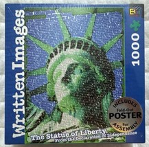 The Statue Of Liberty Declaration Of Independence Written Images Puzzle ... - £7.78 GBP