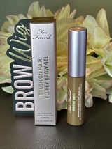 Too Faced Brow Wig Brush On Hair Fluffy Brow Gel - SOFT BROWN - NIB FS F... - $14.80