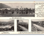 Bear Mountain Inn Folding w Map West Point New York NY UNP DB Postcard U14 - $19.04