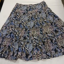 Style & Co. Women's Blue/Gray Cotton Pleated Pull On Casual Skirt Size 3X image 10
