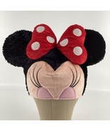 Walt Disney Parks Minnie Mouse Plush Ears Hat Souvenir Red Polka Dot Bow... - $29.65