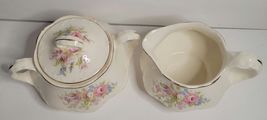 Homer Laughlin Sugar & Creamer made in 1947 VTG image 2