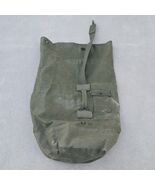Vintage U.S. Vietnam War Era Genuine US Military Duffle Sea Bag OD Canvas - $776.22 MXN