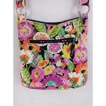 Vera Bradley Colorful Floral Crossbody Hipster Purse  10” x 10” - £12.95 GBP