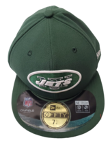 New Era Men&#39;s New York Jets Fitted Snapback Cap On Field 59FIFTY Hunter Green, 7 - £16.06 GBP