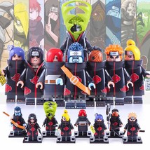 Naruto Akatsuki Team Pain Nagato Konan Tobi Itachi Kisame 8pcs Minifigure Bricks - £15.57 GBP