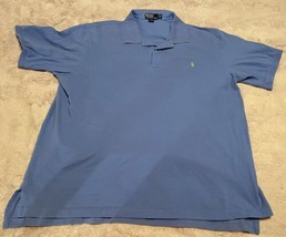 polo ralph lauren shirt big tall mens 3xlt Light Blue Lime Green Pony - £20.91 GBP