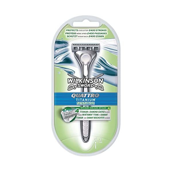 Wilkinson Sword Quattro Titanium Sensitive Razor  - $22.00