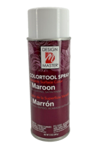 Design Master Colortool Spray Floral Paint Maroon 712 Satin Finish Quick... - $15.79