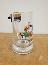 Vintage Beer Mug With Bicycle Bell Happy Father&#39;s Day Inscribed - $9.85