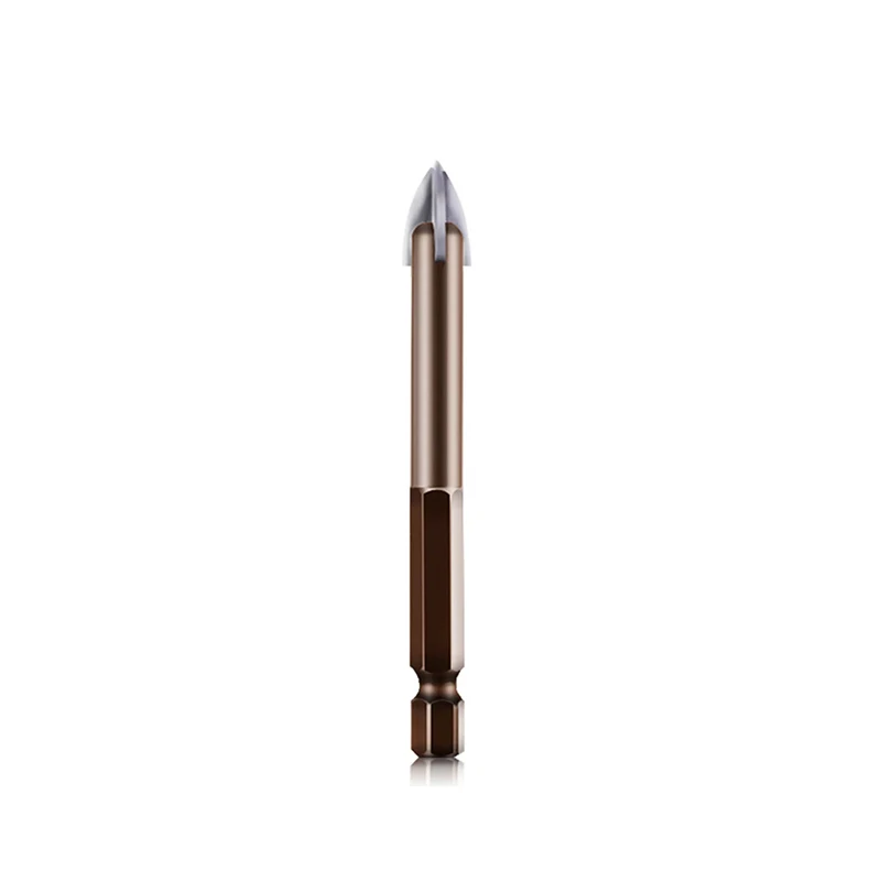 Diameter 3/4/5/6/7/8/10/12mm Gl Drill Bit Alloy Carbide Point with 4 Cutting Ees - £129.31 GBP