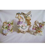 Vintage Victorian Style Vases with attached Figures - $25.00