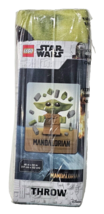 Lego Star Wars The Mandalorian 46x60in Throw Blanket Green Brown Kids Ro... - $30.99