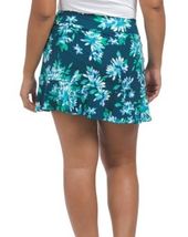 NWT TOMMY BAHAMA Green Turquoise Teal Floral Golf Tennis Ruffle Hem Skort M L XL image 2