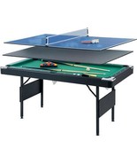 Combination Game Table 3-in-1 5.5 Ft w/ Table Tennis, Billiards with Acc... - €623,62 EUR