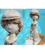 Vintage Dino Bencini Lady Golfer Figurine Italy Clay Sculpture Italian - $21.95