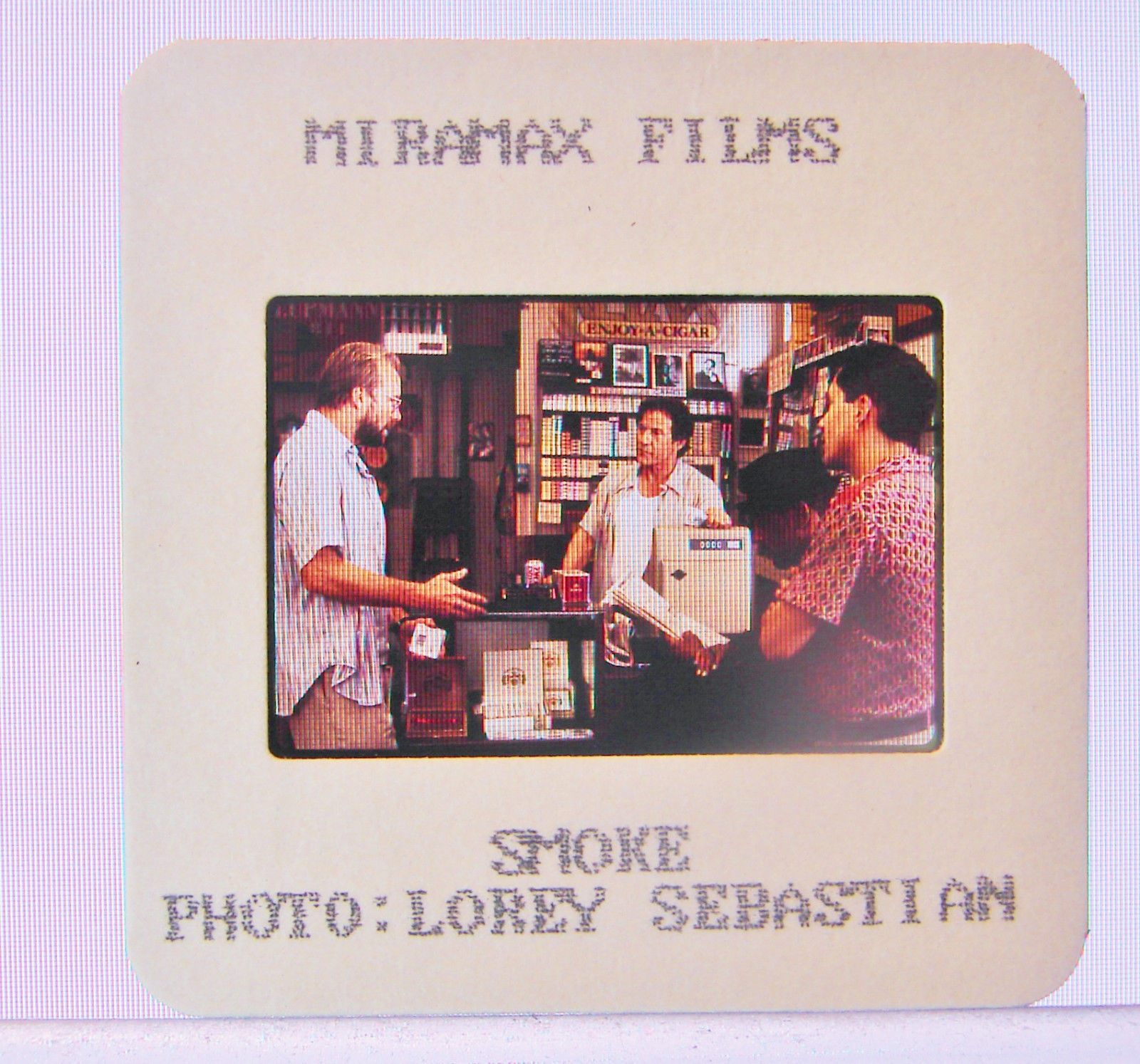 1995 SMOKE Movie 35mm COLOR SLIDE  Harvey Keitel, William Hurt - $9.95