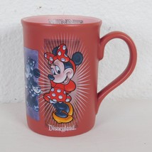 Disneyland Minnie Mouse 5 Picture Coffee Cup Tea Mug Dusty Pink Rose Thailand - £7.63 GBP