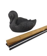 Vintage Austin Garden Sculptures Petite Black Swan Birdfeeder with 42&quot; Pole - £18.06 GBP