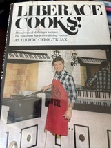 Liberace Cooks! Cookbook 1st Édition 1970 Couverture Rigide - $185.35