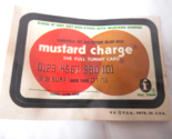 1973 Topps Original Wacky Packages 4th Series Mustard Charge - £7.82 GBP