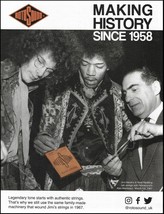 Jimi Hendrix Noel Redding circa 1967 RotoSound guitar strings 2020 advertisement - £2.99 GBP